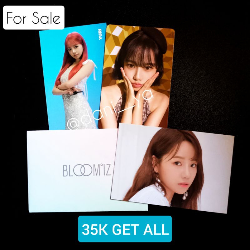JO YURI IZ*ONE PHOTOCARD BLOOM*IZ MASSAGE CARD ONEIRIC DIARY AR GLASSY