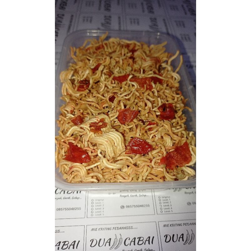 

MI KERING PEDAAASSS 100% Cabe rawit murni level 3 kemasan box