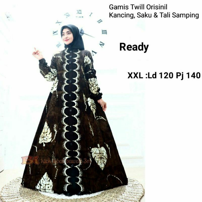 GAMIS TUWIL ORI TERBARU| GAMIS TUWIL MURAH| GAMIS BATIK| GAMIS CANTIK| GAMIS TUWIL MURAH| FULL.KANCI