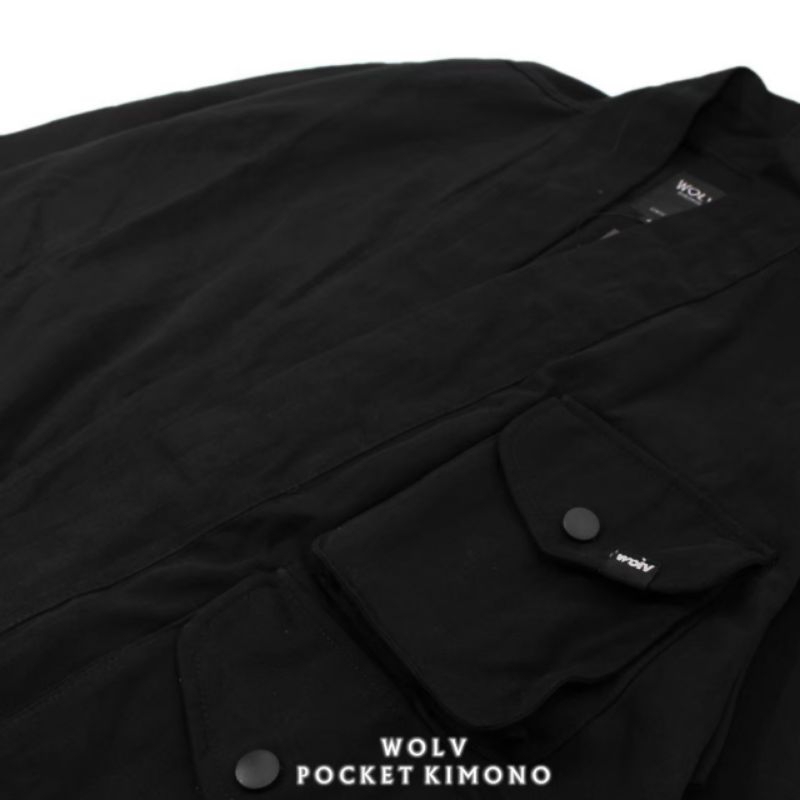 JACKET KIMONO POCKET BASIC WOLVPACK STREETWEAR