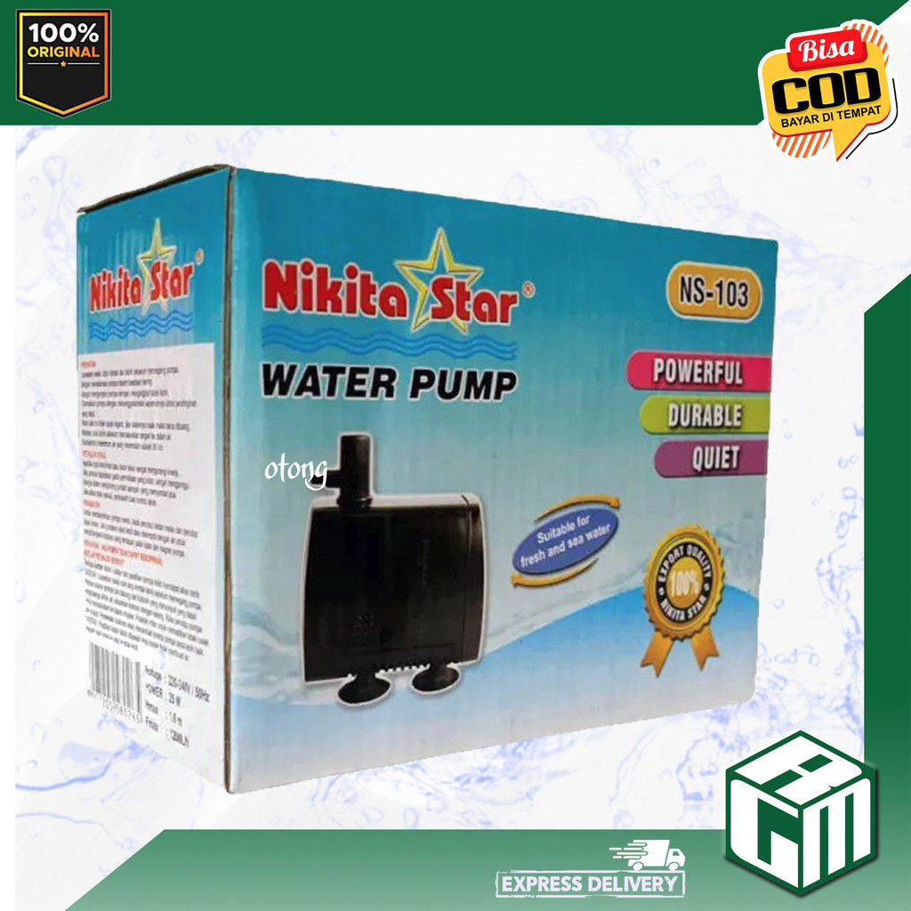 NIKITA STAR NS - 103 NS103 Power heads mesin pompa aquarium kolam ikan murah