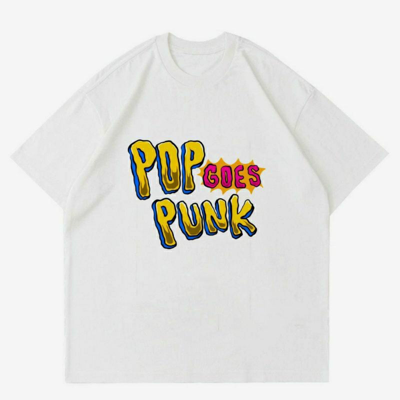 BAJU POP GOES PUNK | T-SHIRT KAOS POP GOES PUNK | KAOS BAJU POP PUNK | BAJU METAL PUNK | KAOS PUNK V