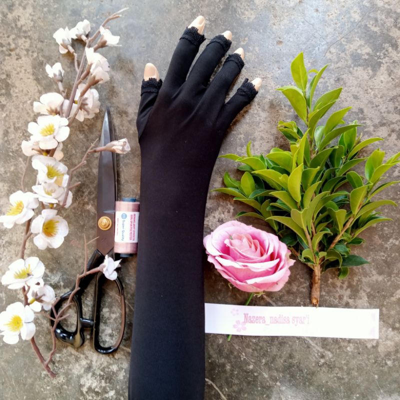 SARUNG TANGAN MUSLIMAH TOUCHSCREEN BUKA SEMUA JARI/SARUNG TANGAN MUSLIMAH LUBANG JARI/SARUNG TANGAN 