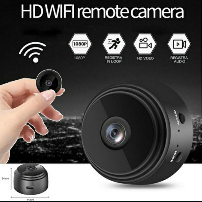 Mini Spy Camera WiFi Hidden Camera Wireless HD 1080P 8MP Kamera Kecil Wifi