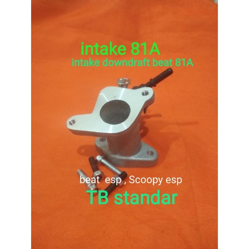 Intake Downdraft Beat , Scoopy , Vario 110 fi pasang TB standar