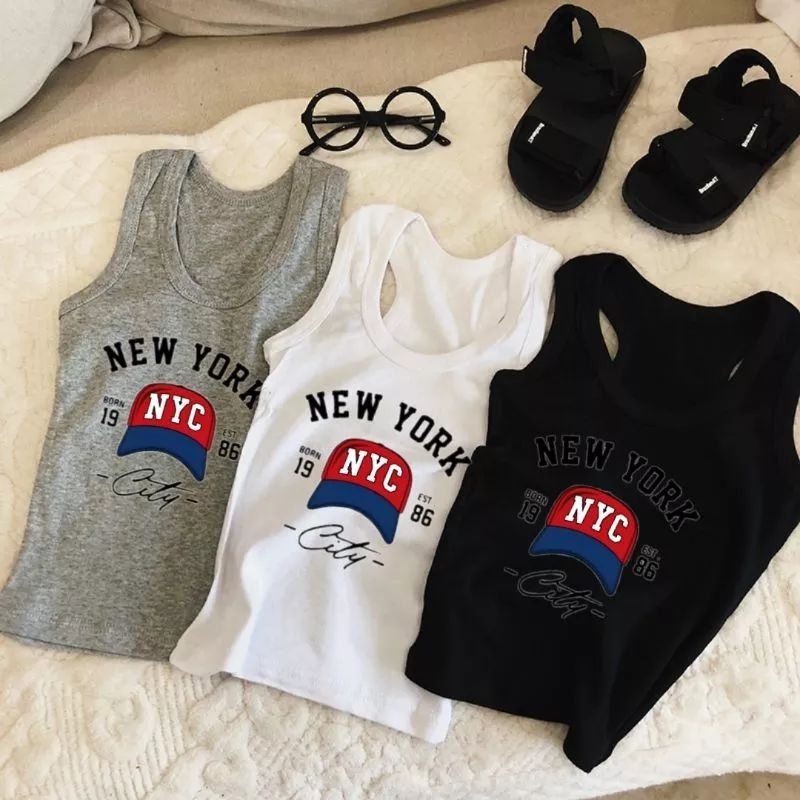 Singlet Anak NYC Kaos Singlet Anak Ideal Usia 2-10 Tahun