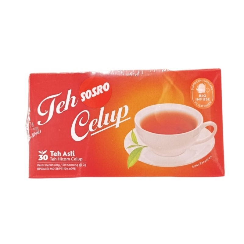 

TEH CELUP SOSRO BLACK TEA 30 SACHET