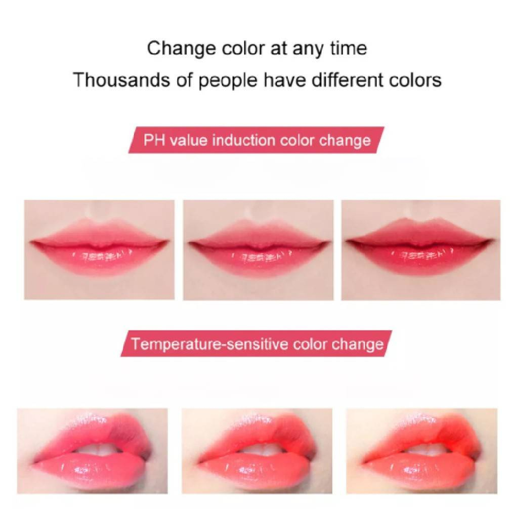 lessxcoco Lipstik BIRU pelembab Rubah warna / lipstik viral magic