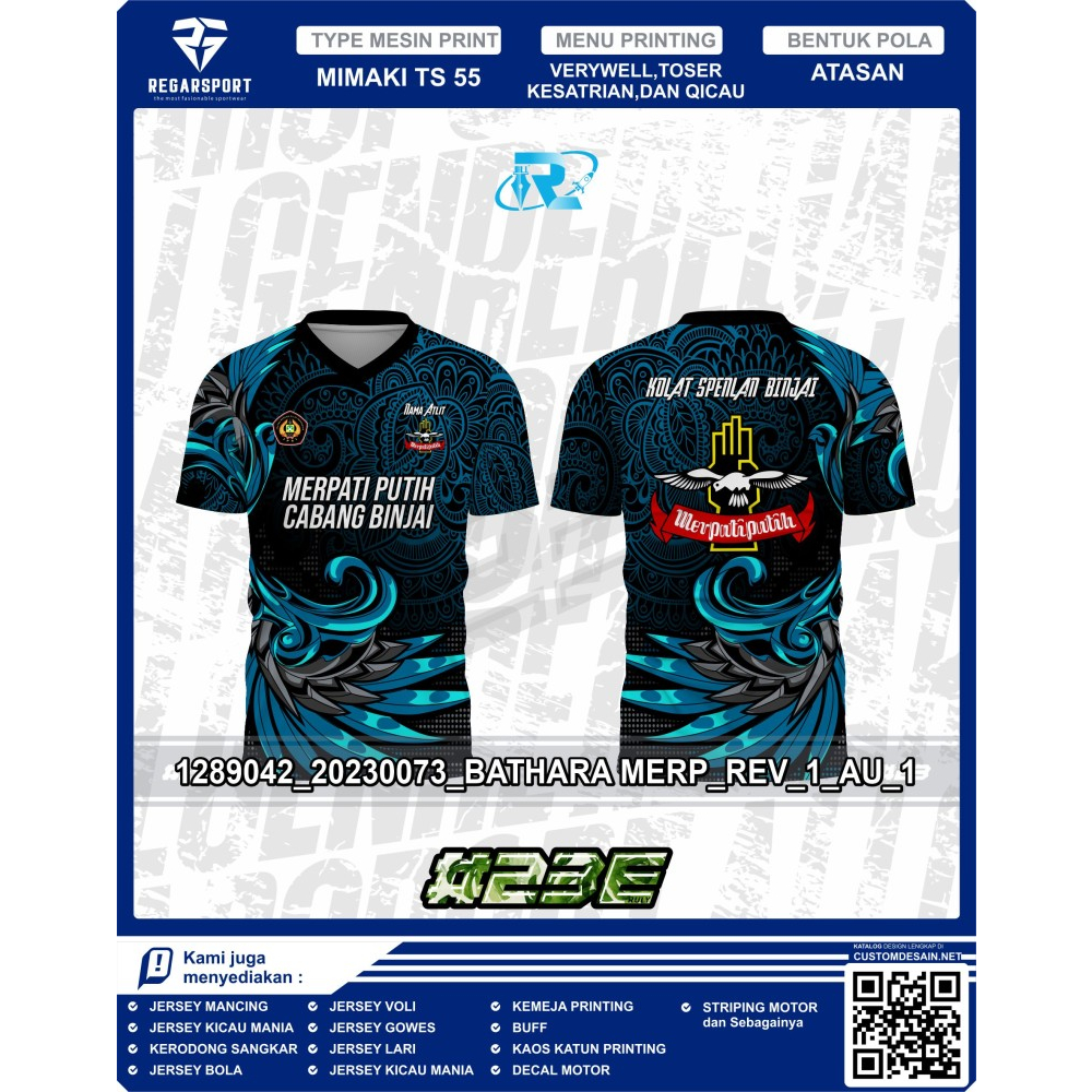 Jersey Premium Pencak Silat Merpati Putih