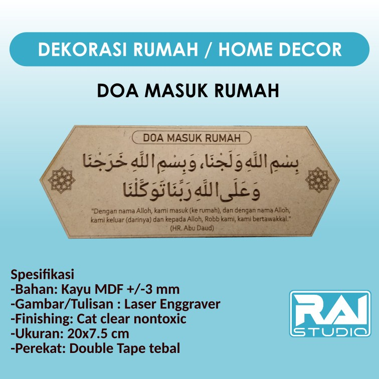 Dekorasi Rumah Doa Masuk Rumah