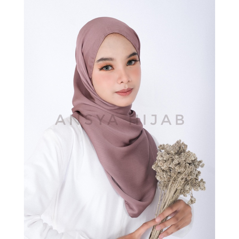 Pashmina Malay Silk Satin Texture Premium Shawl Rayya Silk