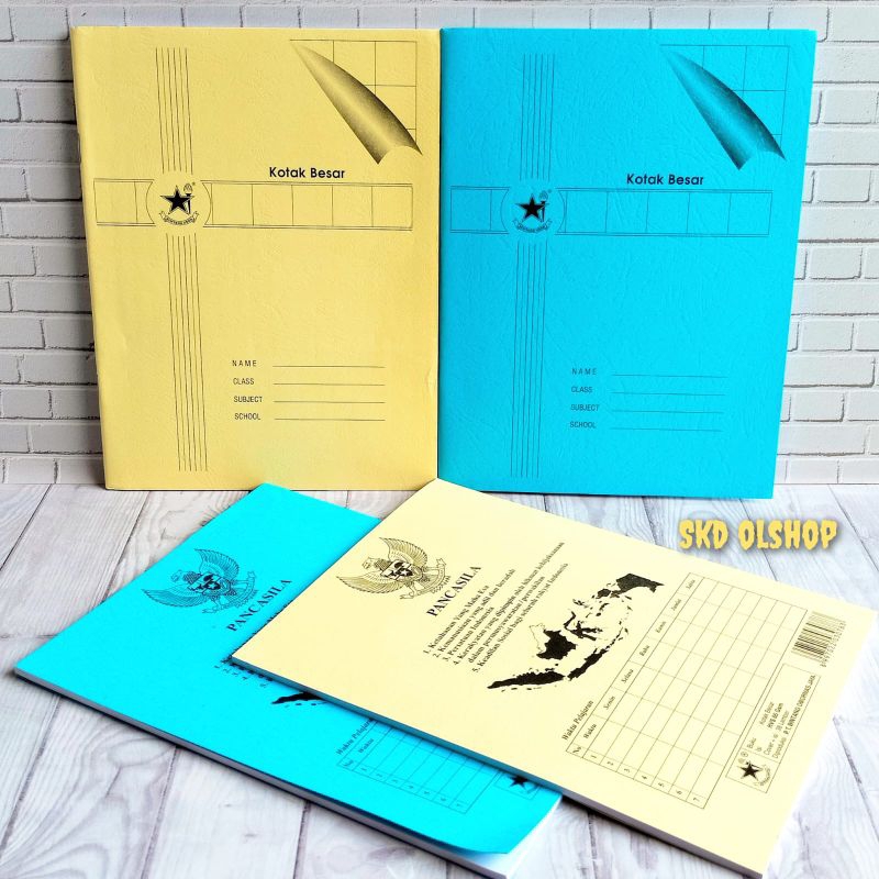 

Buku Tulis Kotak Besar Bintang Obor 38 Lembar(Isi 10 buku)