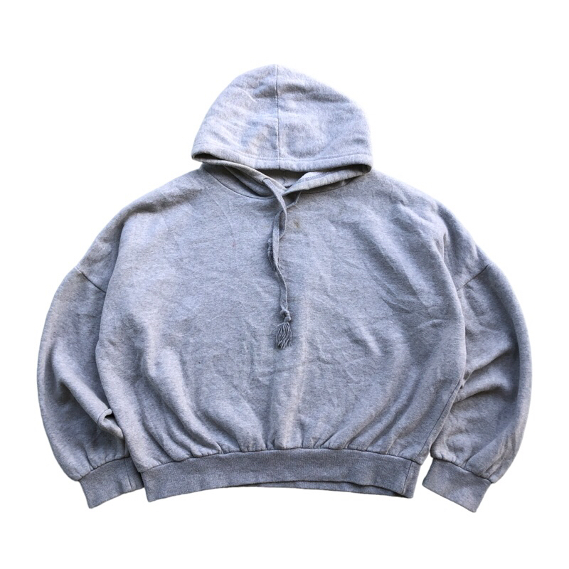 Jaket jumper jemper Hoodie abu abu oversize #trz155 original brand asli ori murah