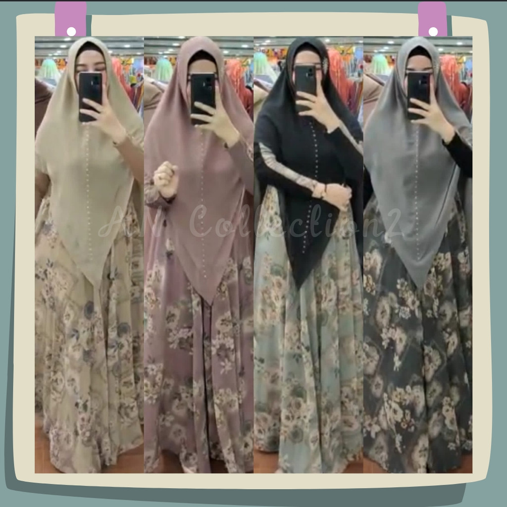 Laila syari gamis branded ori by Fazza Boutique