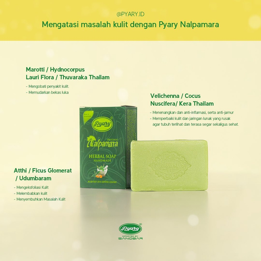 READY STOCK | PYARY Nalpamara Soap | Sabun Arab Original 75 gr
