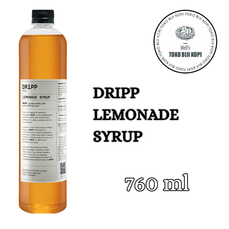 

DRIPP SYRUP LEMONADE FLAVOUR - 760 ML / SIRUP DRIPP LEMONADE