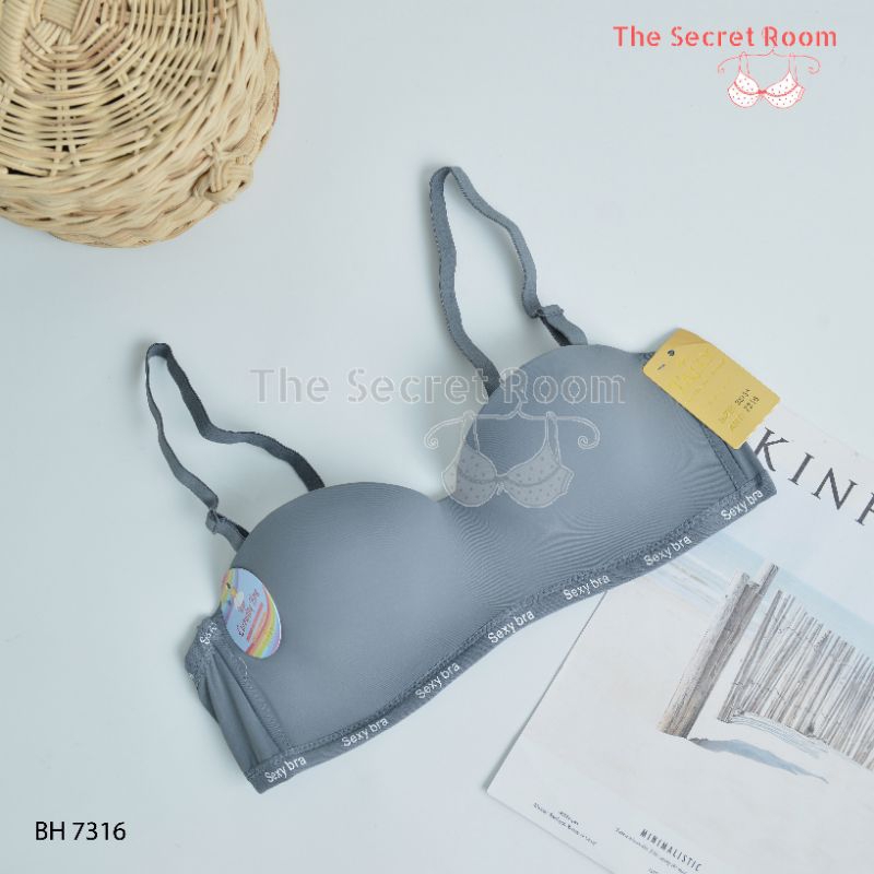 TALLY BRA BH 7316 I CUP B KECIL | SIZE 34 - 38 I BUSA TIPIS I ADA KAWAT I KAIT 3 I BAHAN SEMI SEAMLESS