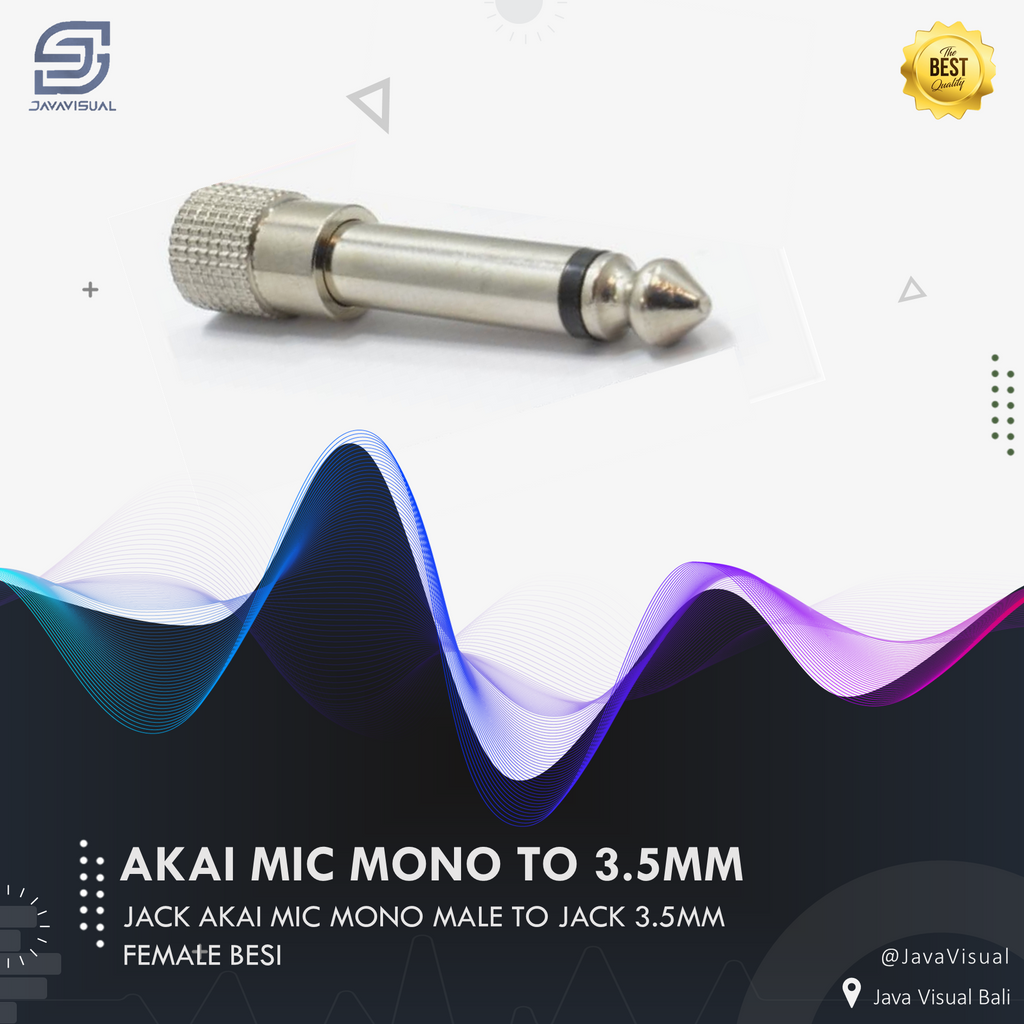 [JaVis] JACK AKAI MIC MONO MALE TO JACK 3.5MM FEMALE BESI