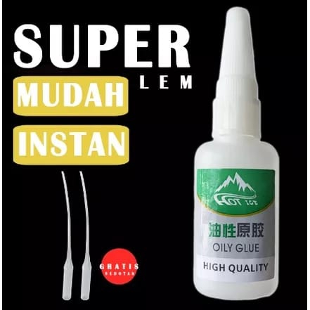 Lem Korea no 1 Original Super Kuat kualitas Premium Import 18 gr &amp; Lem Korea Super Glue / Lem Setan 50gr