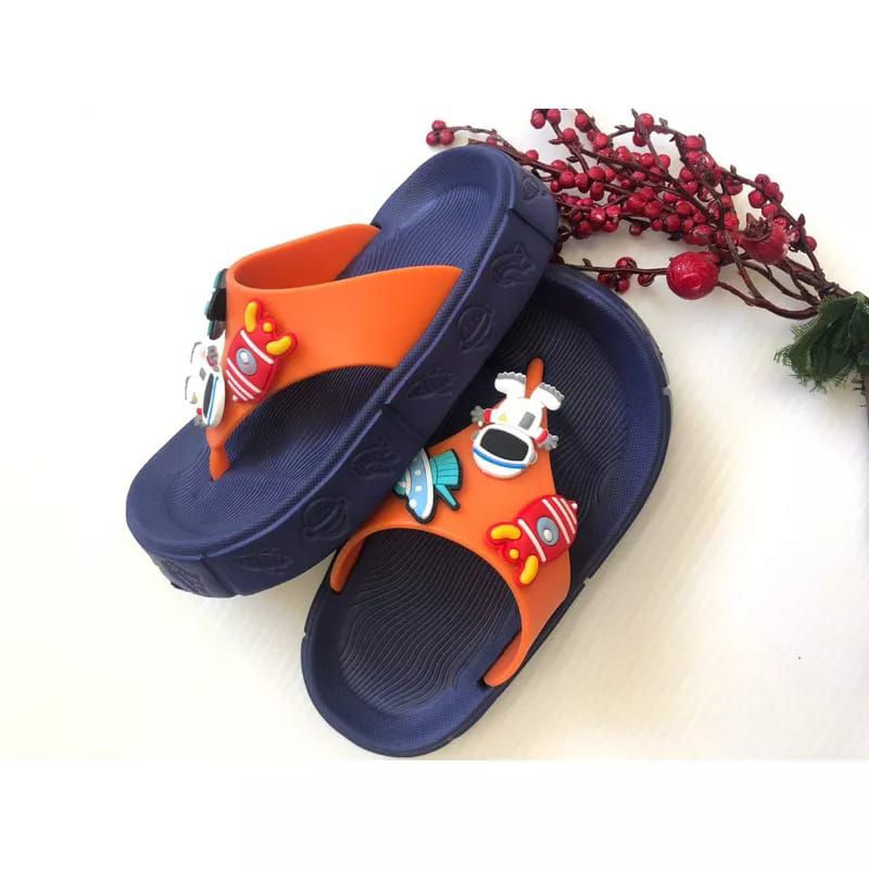 Sandal anak jepit atronot Sandal anak tanggung 24-35 import Sendal anak