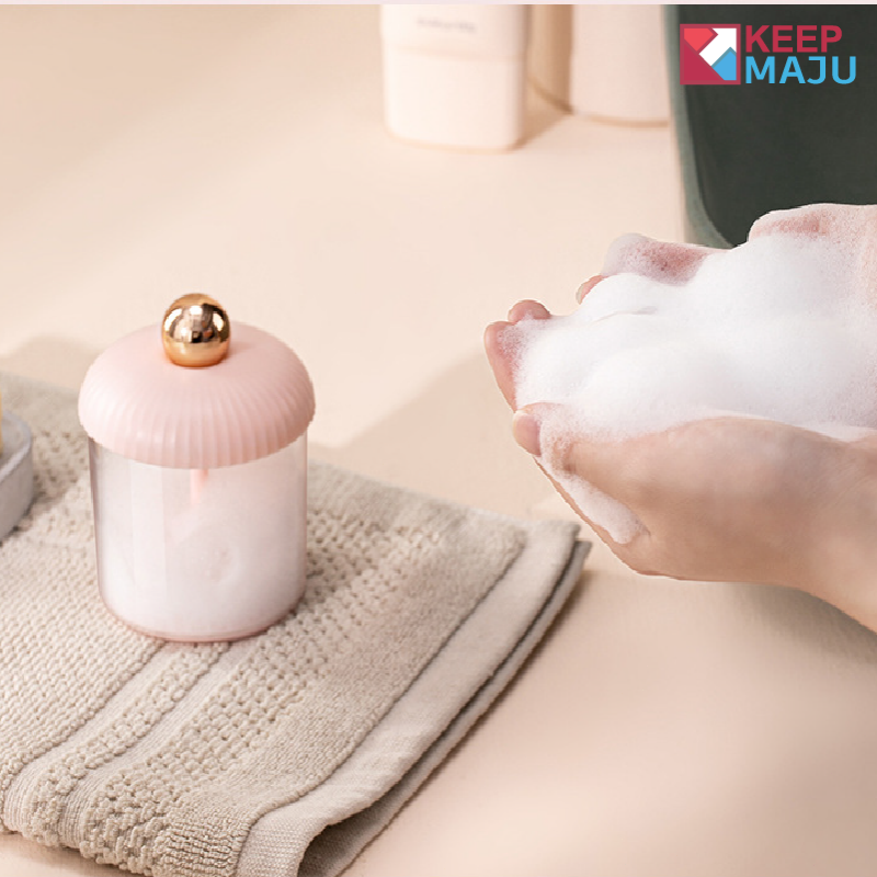 Frother / Clear Multi-Pori Bernapas Frother / Botol Frother Buih Cepat 5 Detik / Frother Pencuci