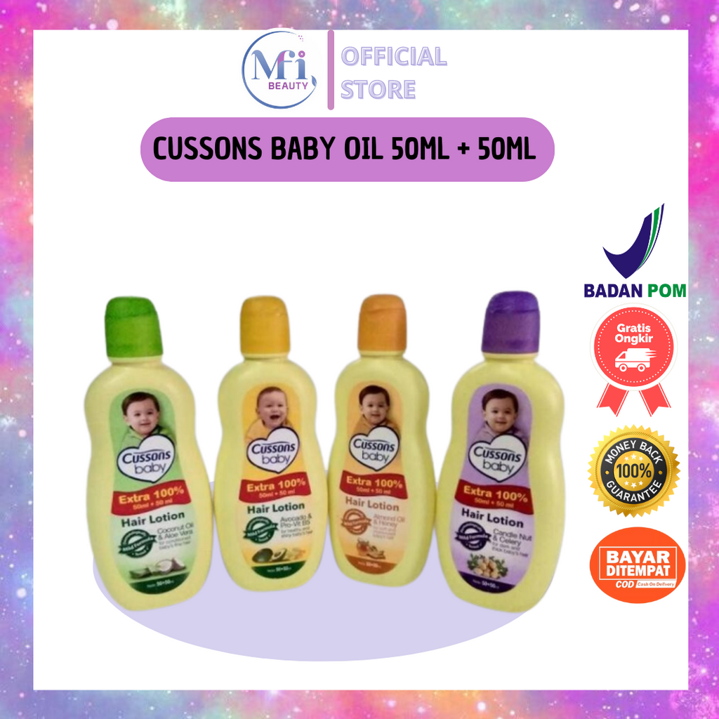 MFI - Cussons Baby Hair Lotion 50ML &amp; 100ML| All Varian