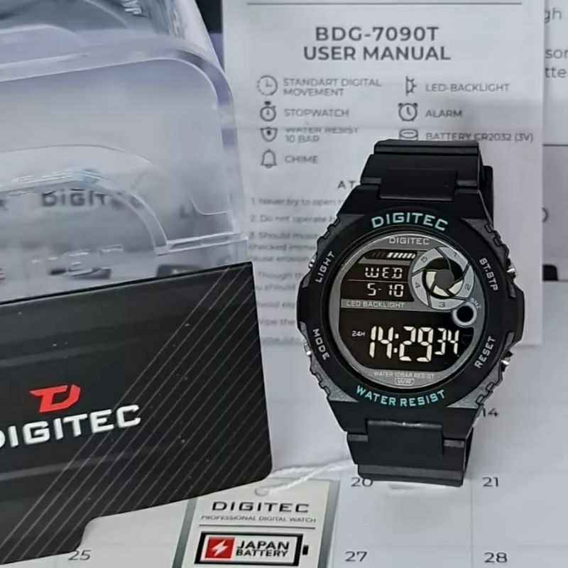 DIGITk 7090 ORIGINAL JAM TANGAN PRIA DIGITAL WATER PROOF GARANSI