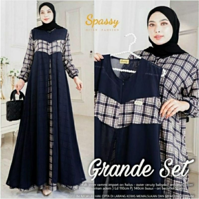 Kanaya Shinta set gamis mutiara | Grande Swiss set | Meghan set #2 #3 #5