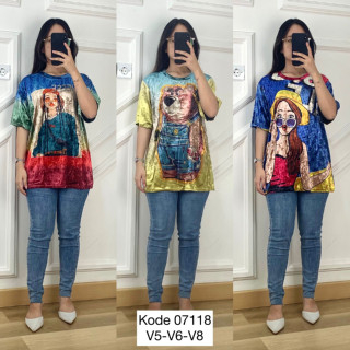 Baju Bangkok Import I Kaos Velvet Bangkok Inpirt I Baju Kaos Wanita Kekinian I Pakaian Wanita Kekini
