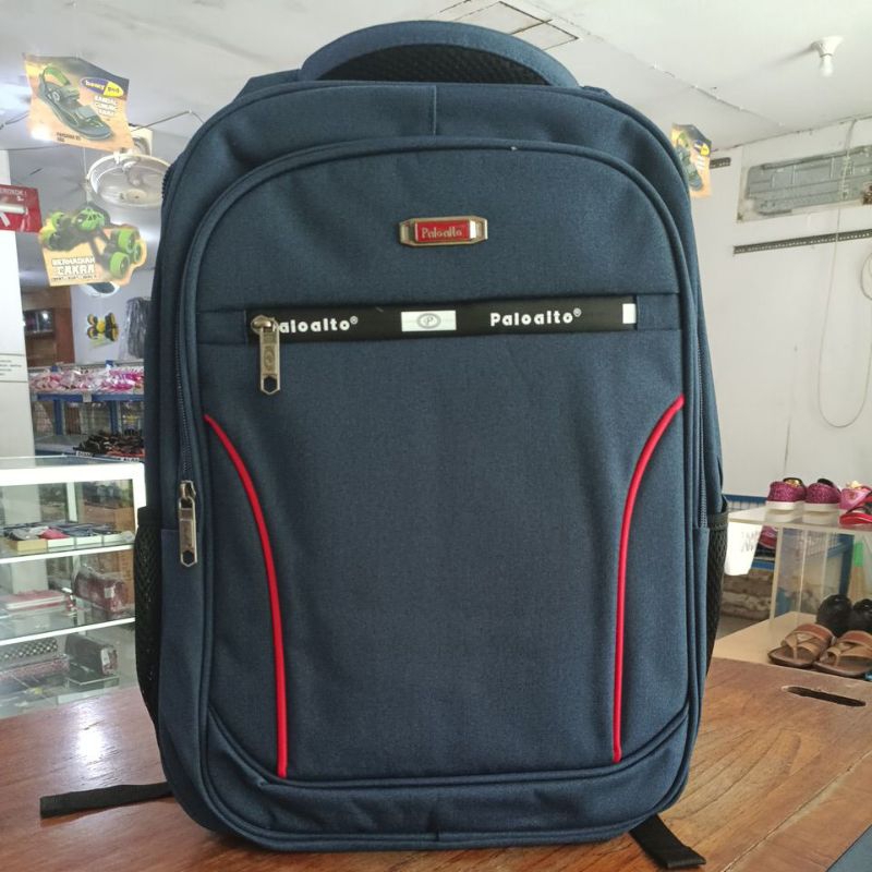TOKO CINDERELA Tas Ransel Tas Sekolah Tas Laptop ORIGINAL Paloalto 90516Q-2 Navy