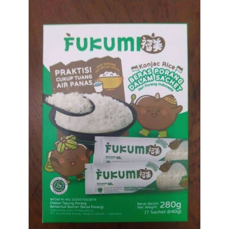 

Beras Fukumi 7sachet 1 box Free meteran tubuh