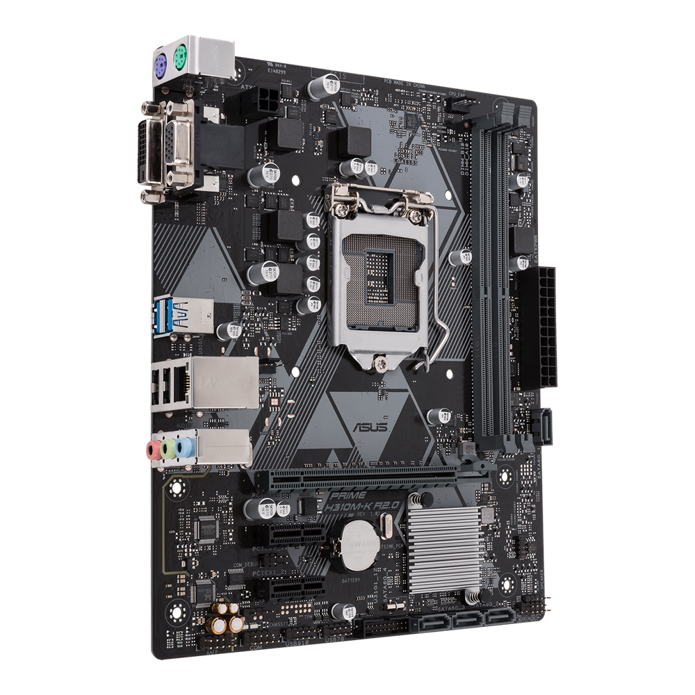 ASUS PRIME H310M-K R2.0 | MOTHERBOARD INTEL H310 LGA1151 DDR4 mATX