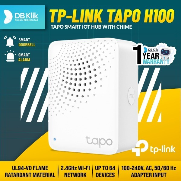 Smart Hub Tp-Link Tapo H100 with Chime Smart Control - Tapo H 100