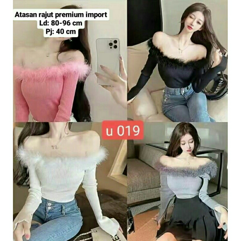 ATASAN RAJUT PREMIUM IMPORT U019