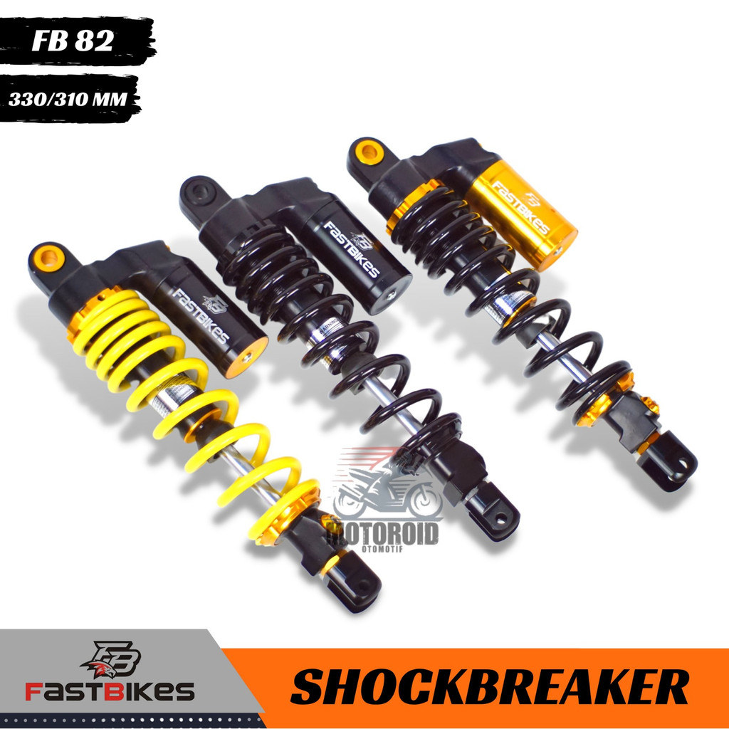 Shock Breaker H Y 310mm 330mm Tabung Atas Matic Full Cnc Universal