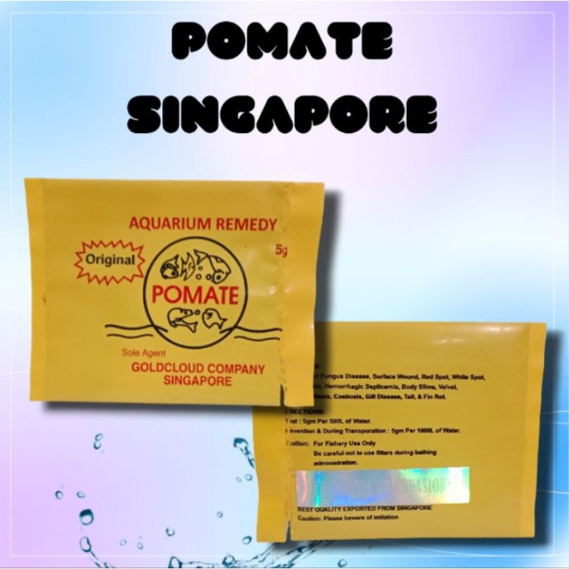 Obat Ikan Luka Bakteri POMATE SINGAPORE 5GR