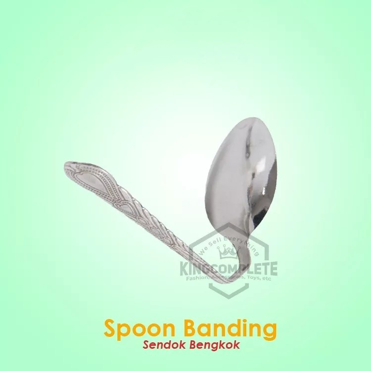 Perlengkapan mainan sulap anak sendok bisa bengkok / bending spoon