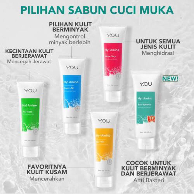 YOU Hy Amino AC-Ttack anti acne facial wash