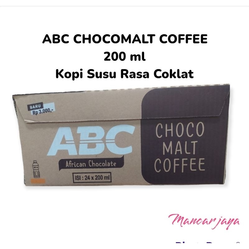 

ABC CHOCOMALT COFFEE ISI 24 BOTOL