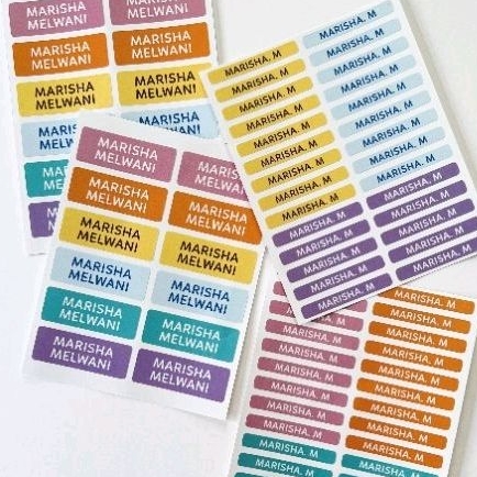 

Custom Sticker / Stiker Nama Anak Custom / Stiker Pensil