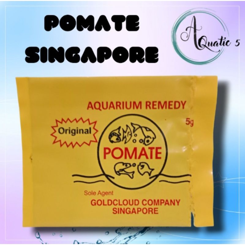 Obat Ikan Luka Bakteri POMATE SINGAPORE 5GR