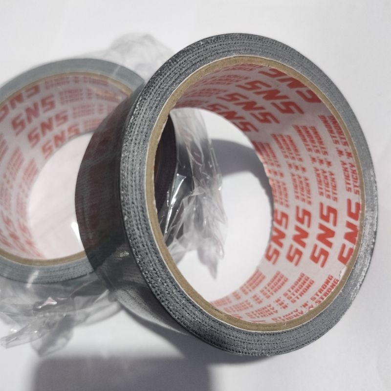Lakban Kain Hitam Cloth Tape Black 1.5 Inch 36mm 8 meter