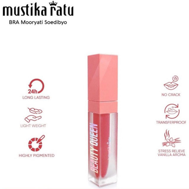 Mustika Ratu Beauty Queen Ultralucious Matte Lip Cream