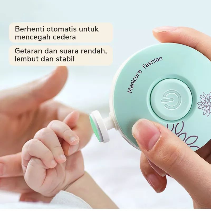 GUNTING KUKU BAYI ELECTRIC | BABY SET NAIL TRIMMER ELECTRIC | ALAT POTONG KUKU