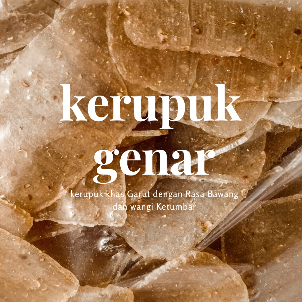 

KERUPUK GENAR KERUPUK TRADISONAL KHAS GARUT BERAT 250 gr
