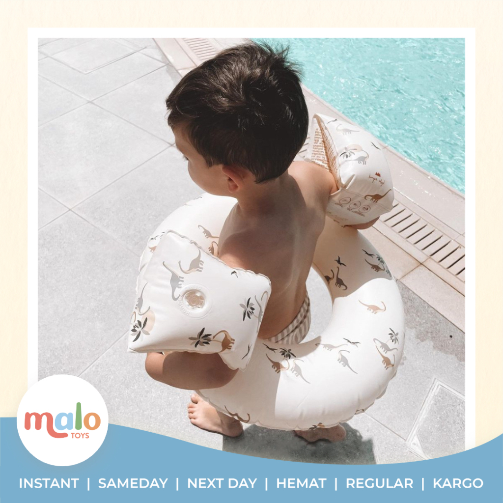 MALOTOYS - Pelampung Lengan Dino Arm Bands Ring Tangan Swim Floaties Pelampung Anak Dinosaurus Dinos
