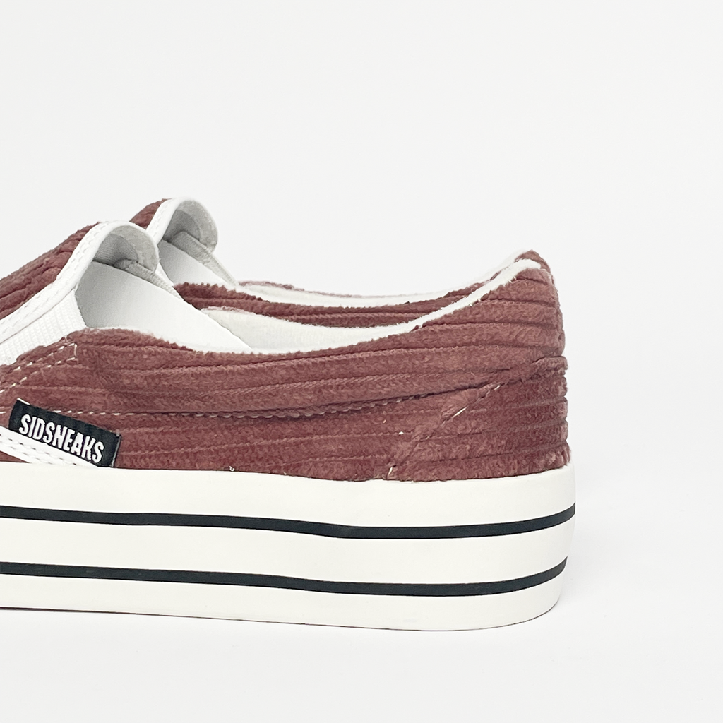 SIDSNEAKS - Sepatu Slip On Exelas Corduroy Rose