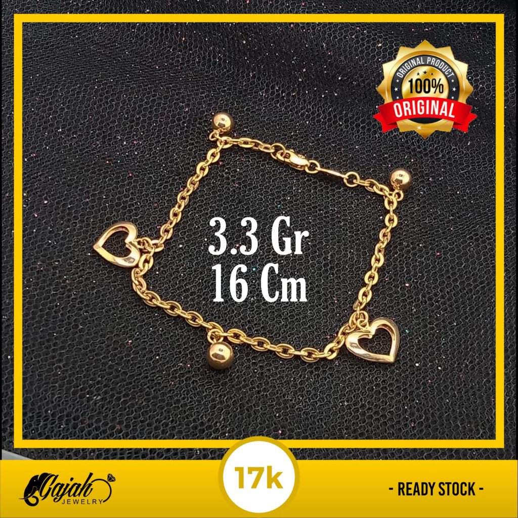 Gelang Emas 17K - 3.3 Gr Kadar 750 - 5103