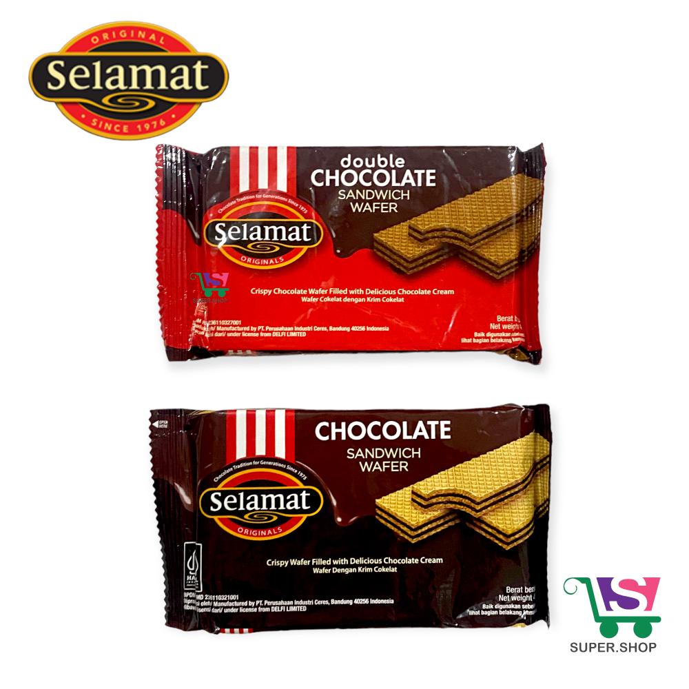 Selamat Wafer Sandwich Cokelat 45 Gram