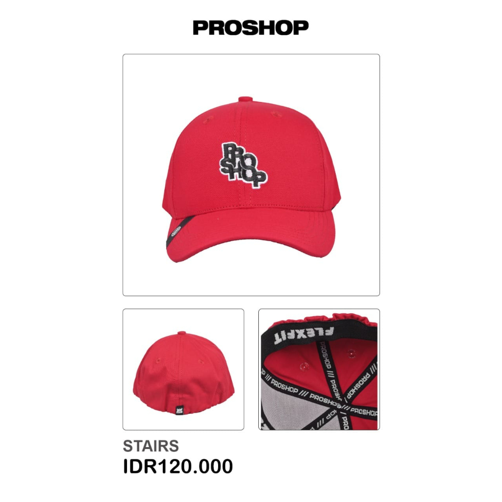 Topi Proshop Built Up Pria Dewasa Hitam V01